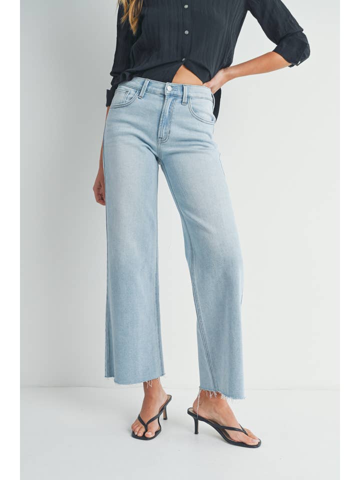 Just USA Jeans - Wholesale Jeans - Women's - JP240 - LT - Longer Length Wide Leg