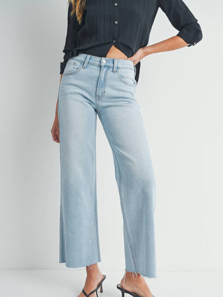 Just USA Jeans - Wholesale Jeans - Women's - JP240 - LT - Longer Length Wide Leg
