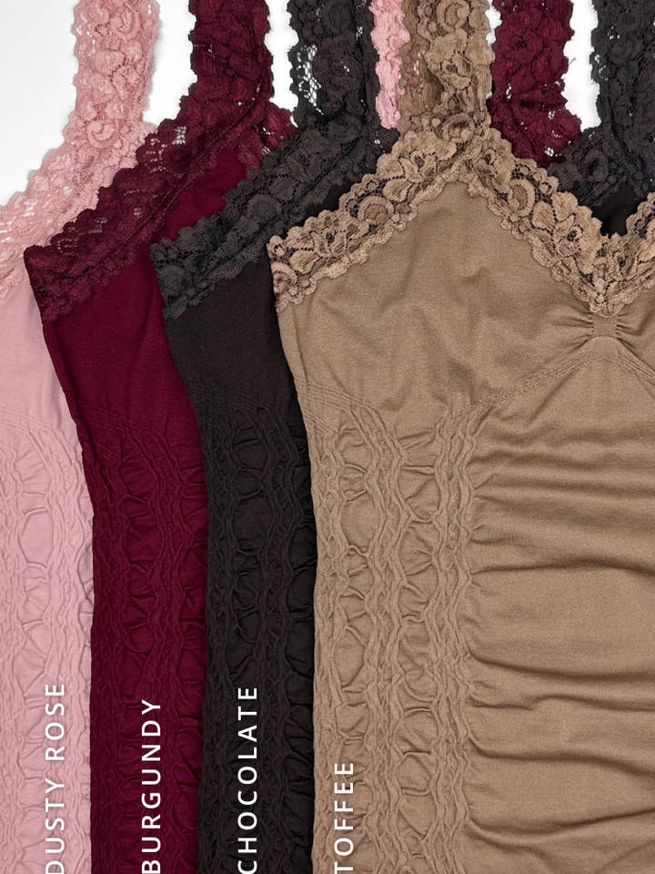 ELIETIAN - Wholesale Camisole - Women's - Lace Corset Cami - CURATED PACKS 16/PK1