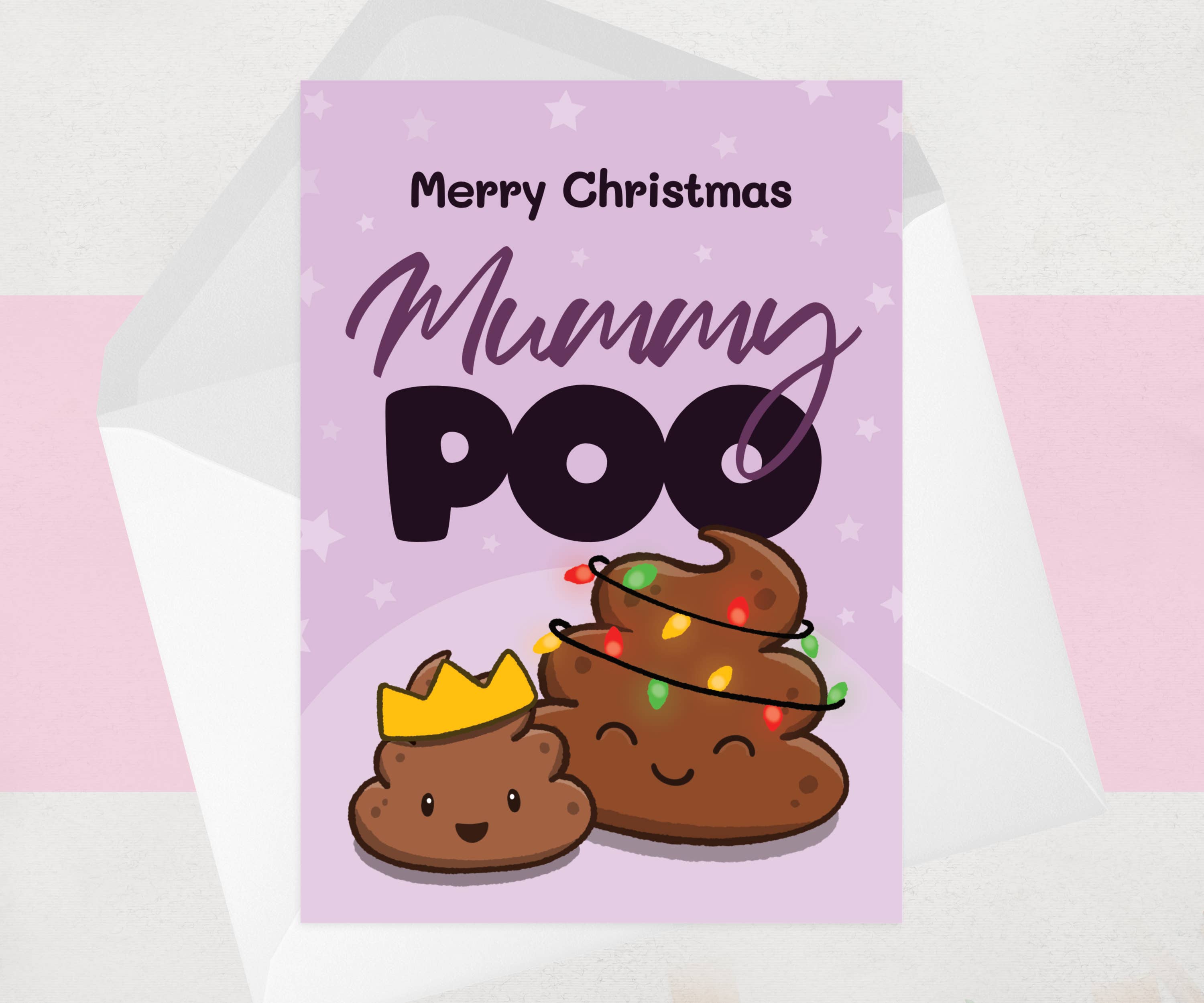 OCD Greeting Cards - Vente Cartes de Noël - Cartes de Noël pour papa/maman - Carte de Noël amusante1