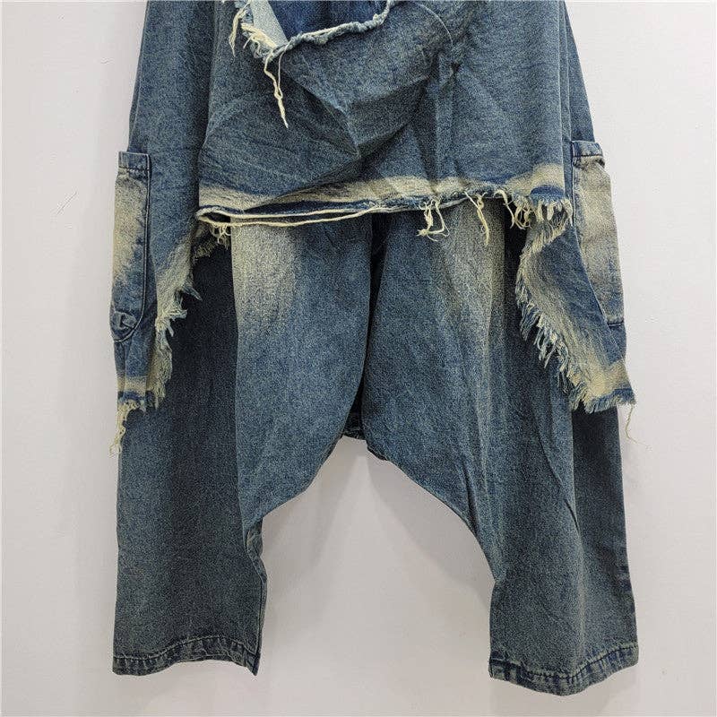 Sanyao Fashion - Venta al por mayor Vaqueros - Mujer - Jeans Hip-Hop Patchwork Desgastados M173 – Estilo Callejero Ajustado10