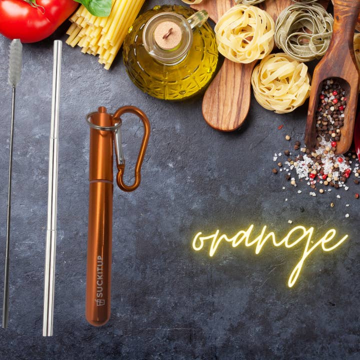 Suck It Up Straws - Wholesale Drinking straw - 3n1 Telescopic Straws with Case and Telescopic Cleaning Brush72