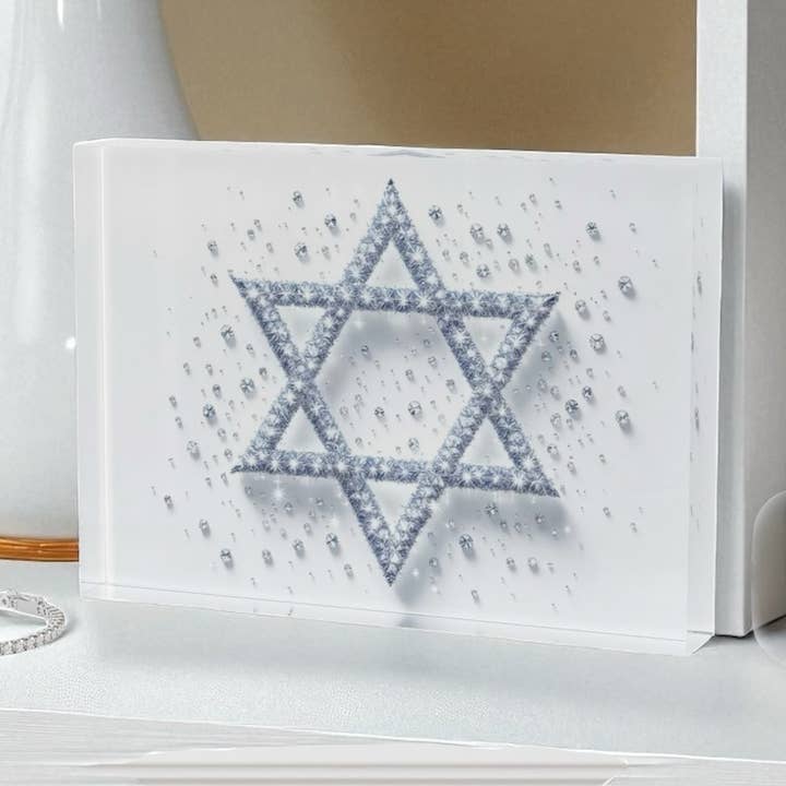 Bloque de Cristal Estrella de David de Diamante para venta al por mayor de Resinate By KS / by KRISTIN SMITH