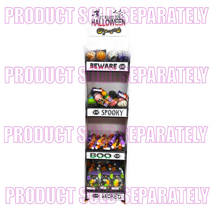 Novelty Brands - Wholesale Retailer Display Stand/Case - Corrugated Floor Display Merchandising Fixture