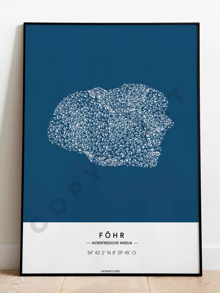 PRINT - ANKER INSEL FÖHR for wholesale by HEIMARTLIEBE®