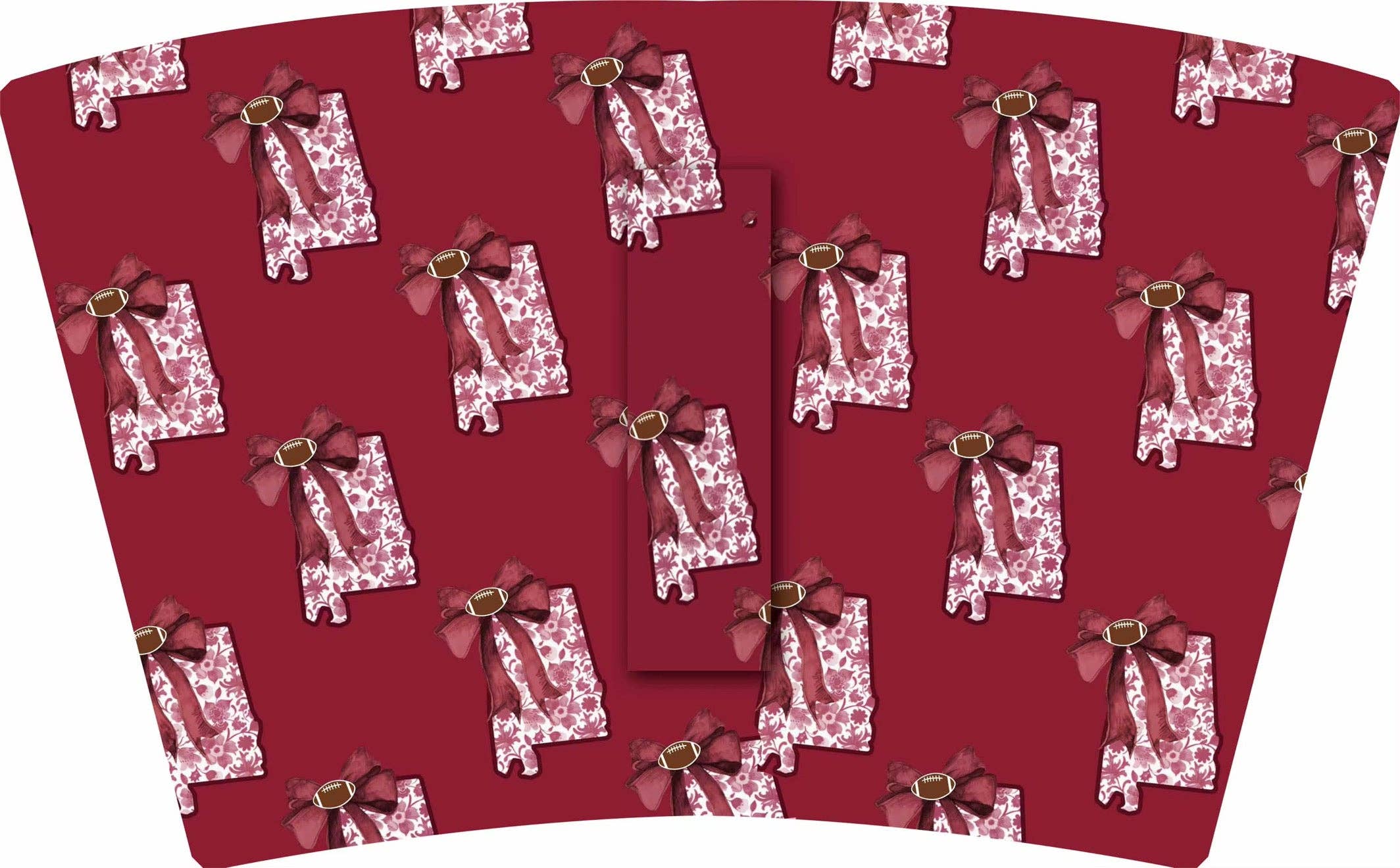 LA Koozie Company - Wholesale Drink Huggers & Koozies - Crimson AL STATE (TALL)1