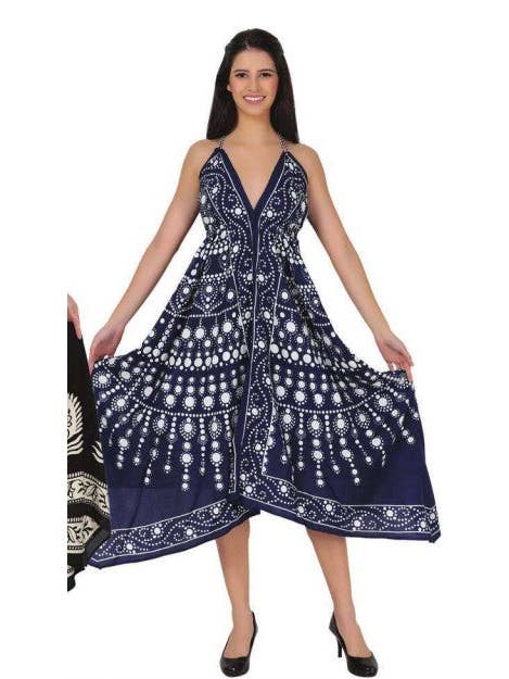Assorted Halter Top Scarf Dress 1953 for wholesale on Faire