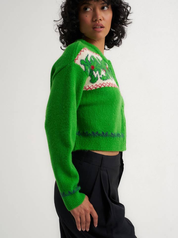 Callahan Knitwear - Wholesale Knit Sweater - Women's - Deck the Halls Cardigan5