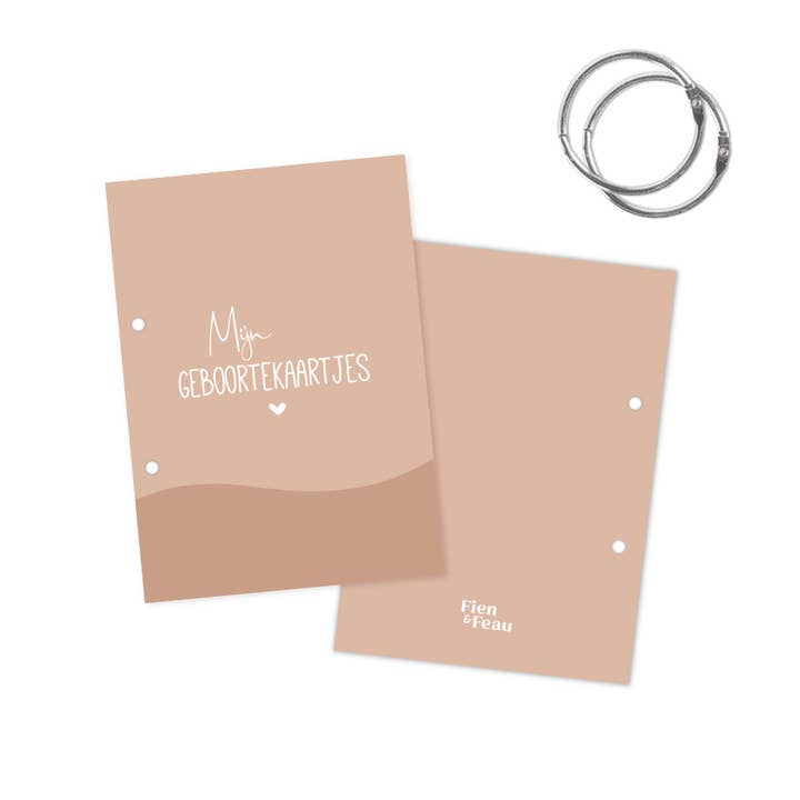 Beige Sand Lion Birth Cards Storage Bundle for wholesale by Fien & Feau