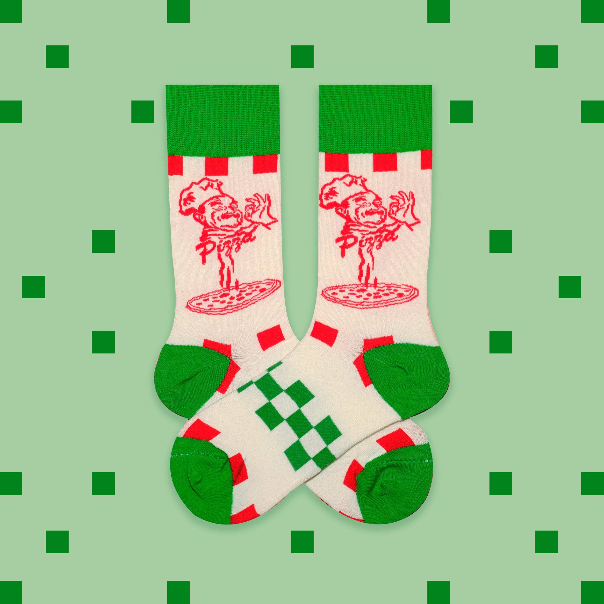 Offbeat - Wholesale Socks - Unisex - Pizza street food socks I Wholesale