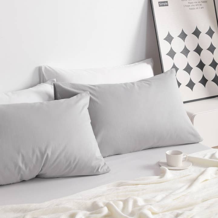 NTBAY CO., LLC - Wholesale Bedding Pillowcase/Sham - 2-Pack Cotton Pillowcases – Soft, Smooth & Breathable2