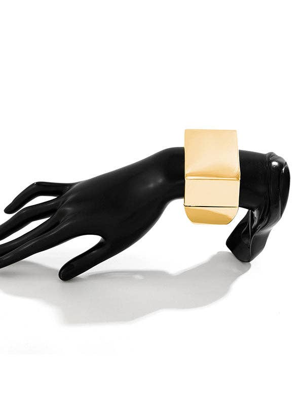 Sheer Trend – Engroshandel Manchetarmbånd – Geometrisk ensfarvet armbånd tilbehør0