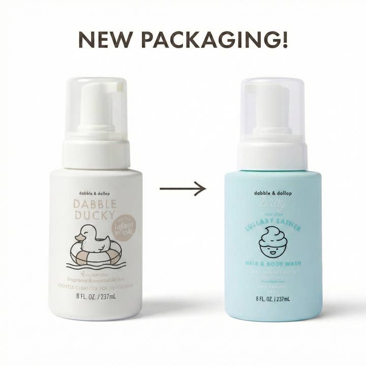 Dabble & Dollop® - Wholesale 2-in-1 Shampoo & Body Wash - Baby - Lullaby Lather™ Hair & Body Wash1