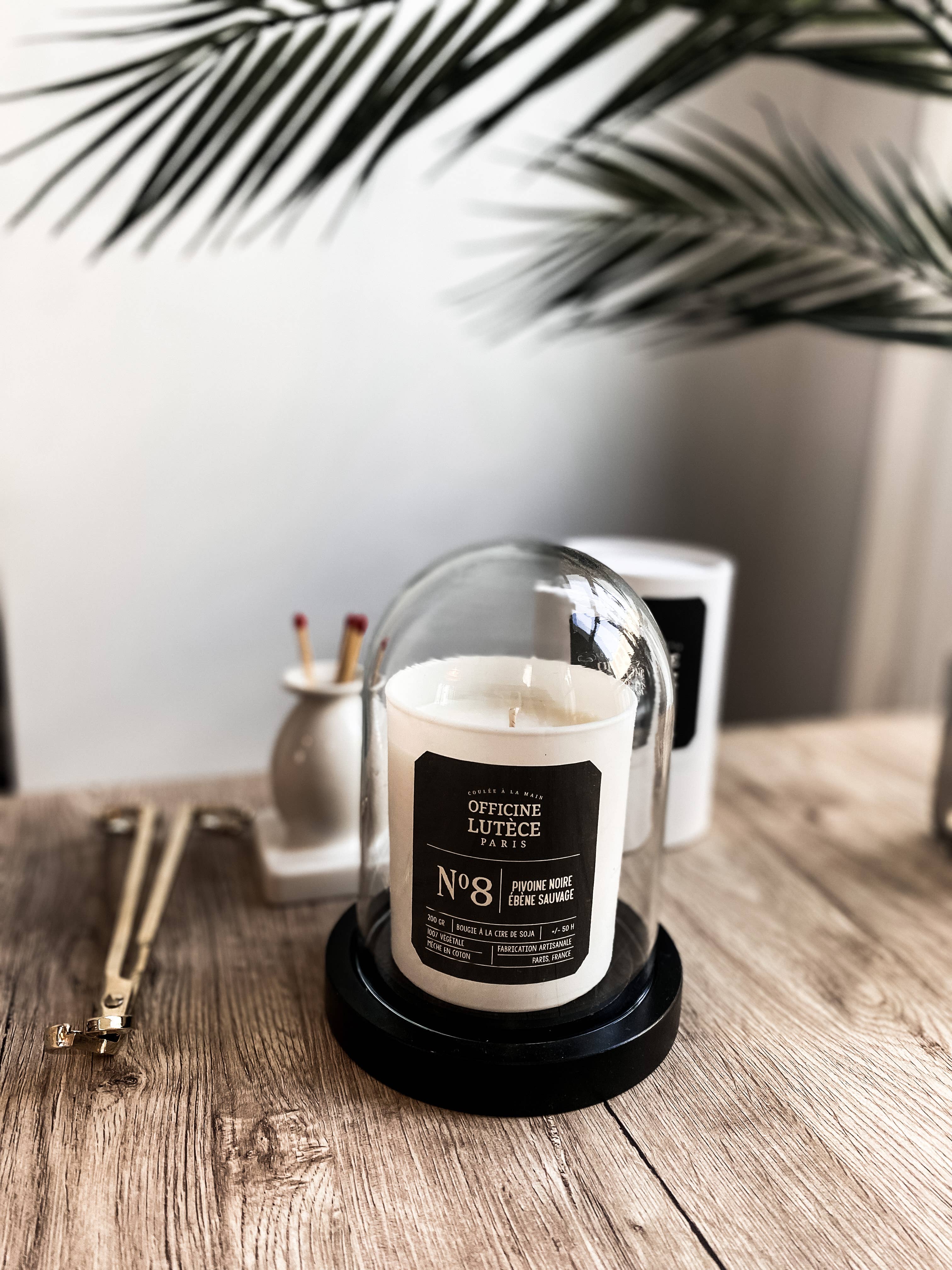 Officine Lutèce - Wholesale Jar/Filled Candle - Scented Candle Nº8 Black Peony Wild Ebony5