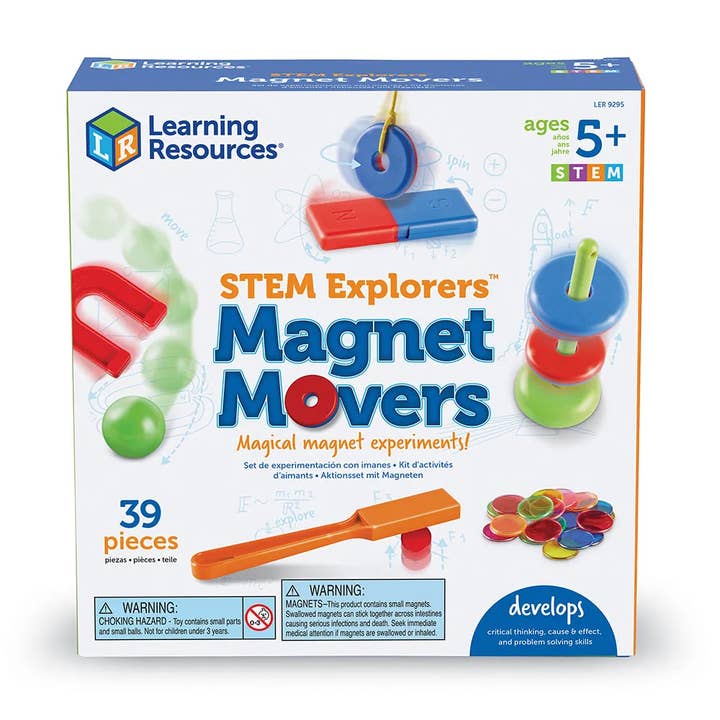Learning Resources - Vente Lot de jouets – enfant - Moteurs magnétiques Stem Explorers™4