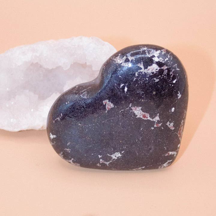 Tiny Rituals - Wholesale Spiritual Stone/Crystal - Rare Covellite Hearts - AAA Premium Quality13