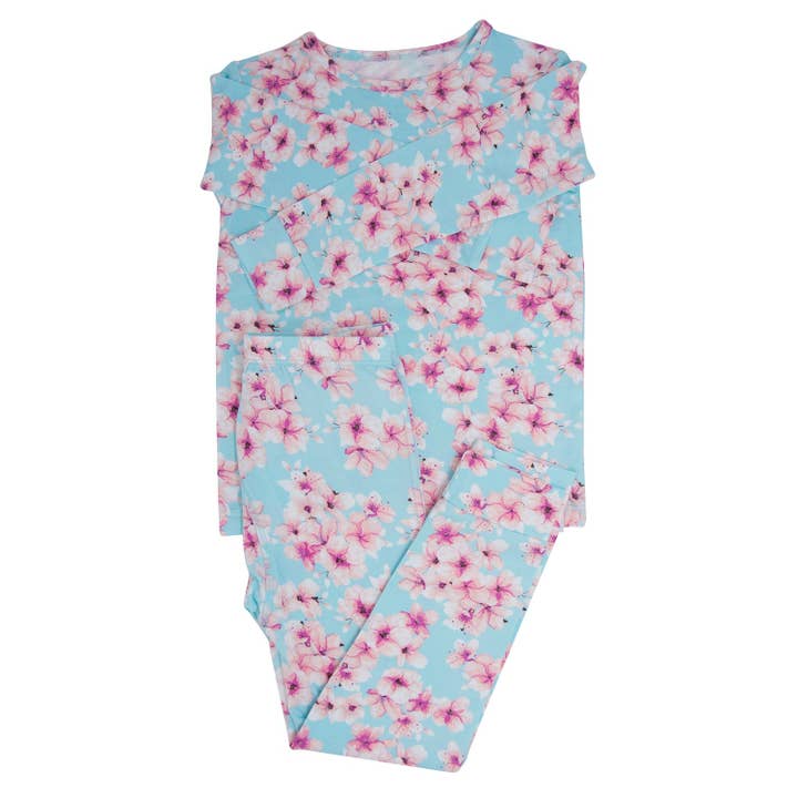 Pijama Big Kid - Flores de cerezo para venta al por mayor de Sweet Bamboo