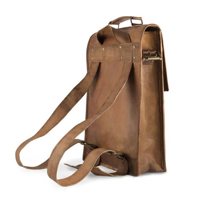 Bagoa – wholesale Ryggsäck - Dam – Khara läderryggsäck för 15,5 tums laptop1