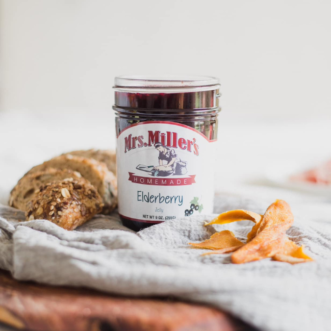 Coblentz Chocolate Company - Wholesale Jam/Jelly - Elderberry Jelly Jar1