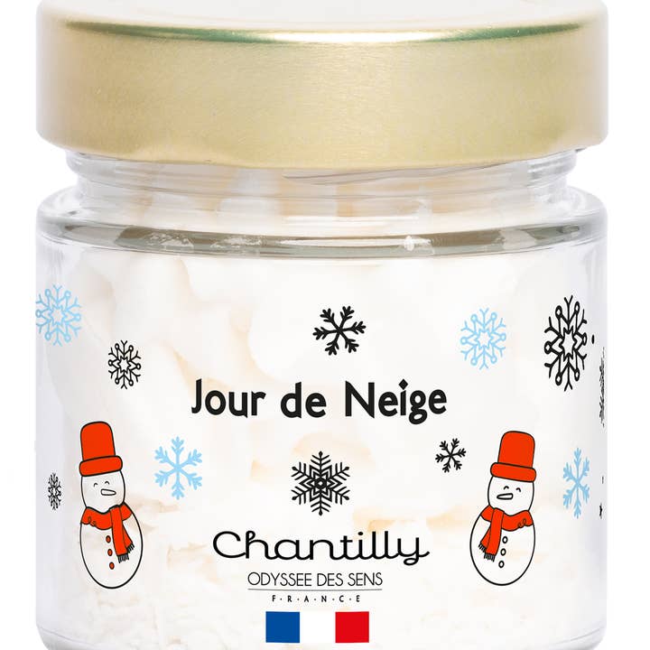 Snow Day - Gourmet Chantilly Candle Christmas 150g for wholesale by ODYSSÉE DES SENS