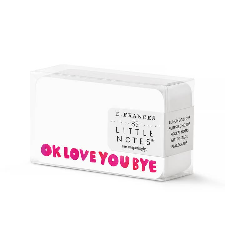 E. Frances Paper - Wholesale Stationery/Notecard Set - Okloveyoubye Little Note®