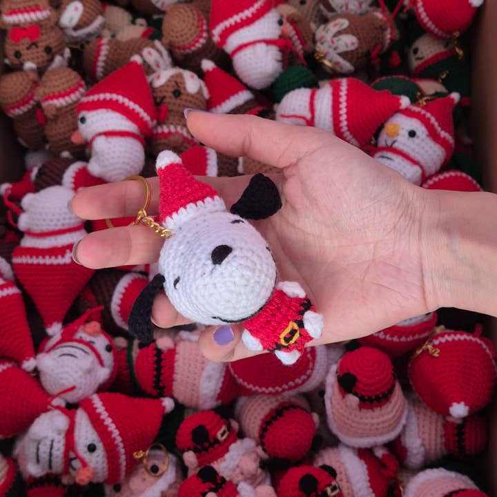 despinacrafting - Wholesale Keychain - Women's - Handmade Christmas Keychains β Crochet Holiday Collection3
