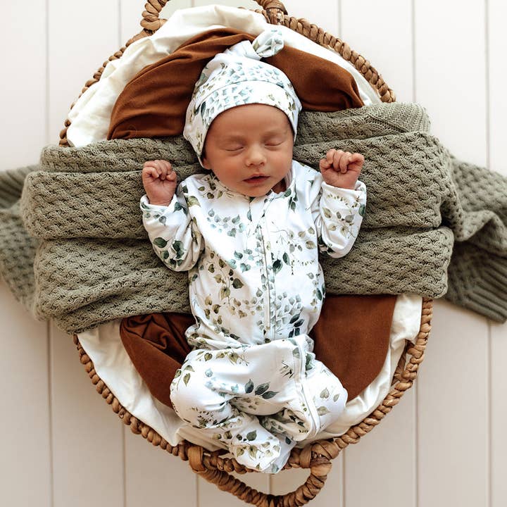 Snuggle Hunny - Wholesale Sleepsuit - Baby - Eden Organic Snuggle Sleepsuit Zip Footie