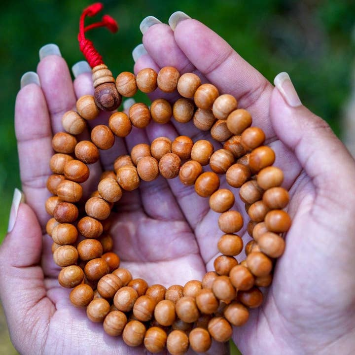 Himalayas Shop - Wholesale Prayer beads necklace - 108 Beads Sandalwood Mala