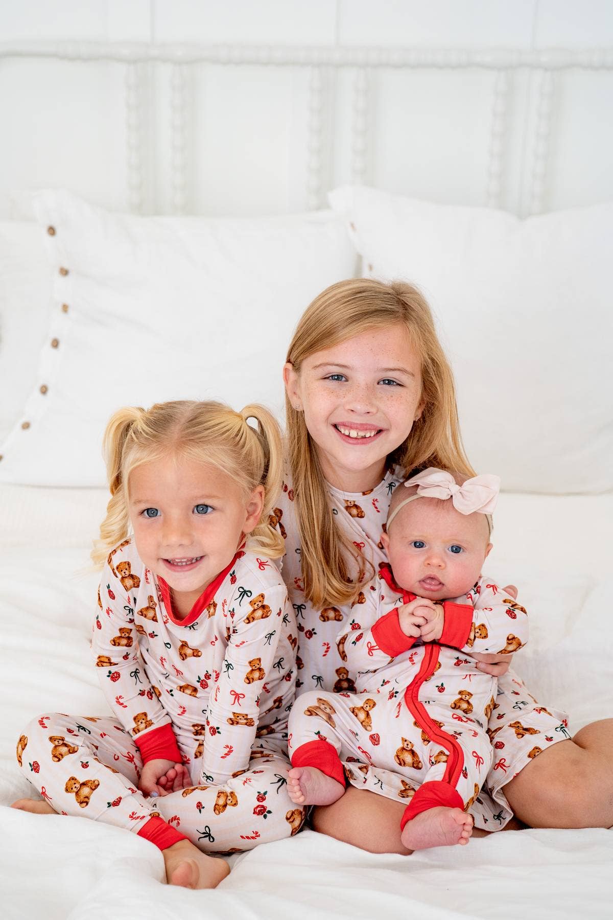 Boosh Baby - Wholesale Sleepsuit - Baby - Teddy Bear Christmas Collection 🎄🧸✨| Zippy Convertible PJ7