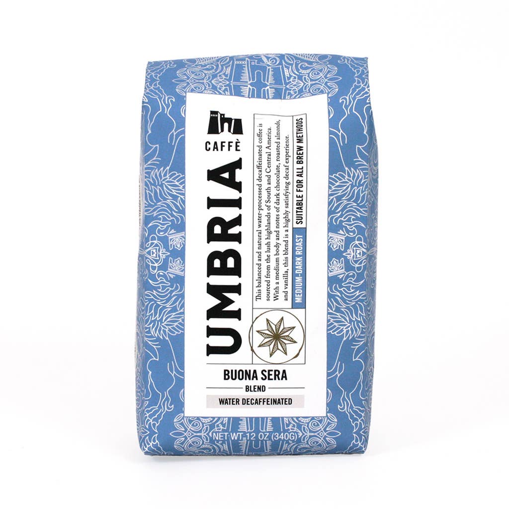 Caffe Umbria - Wholesale Coffee Beans - Buona Sera Blend - 12 oz. Bag