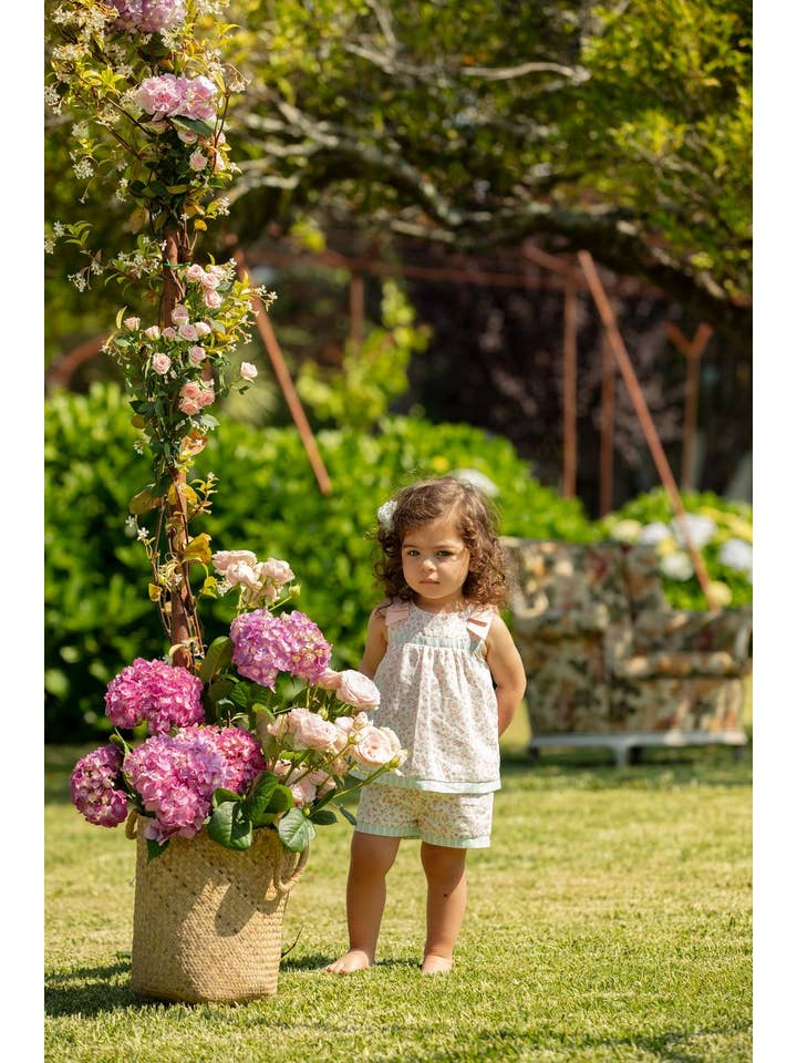 Patachou - Wholesale Mommy & Me Outfit Set - Kids - Girls set with exclusive Liberty print3