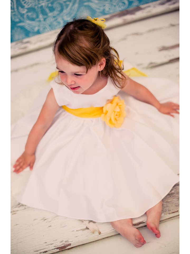 Kid's Dream - Venta al por mayor Vestido - Bebé - *SALE* Vestido clásico para bebé de poliseda con banda de organza