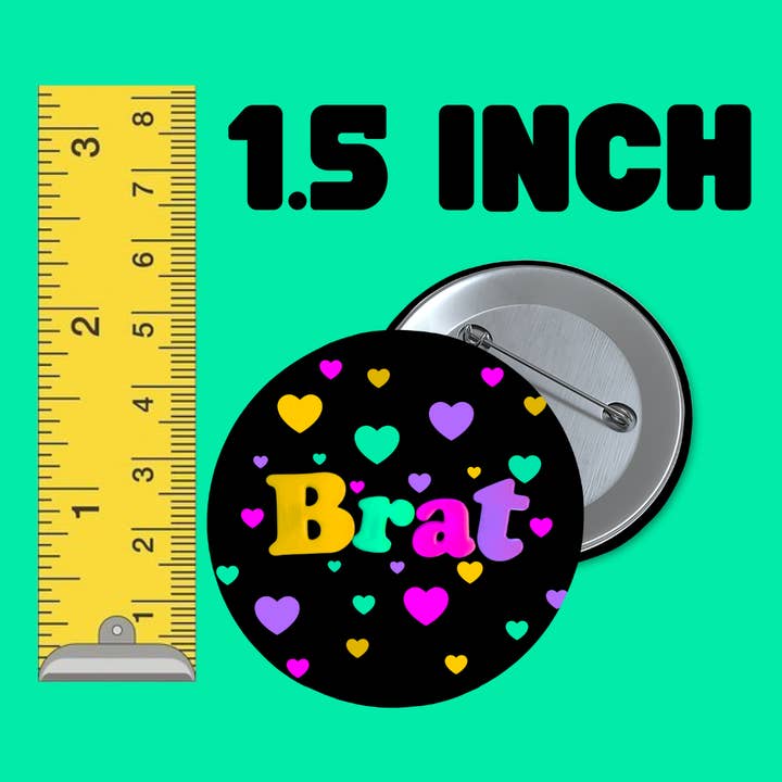 The Witch Crafter - Wholesale Lapel Pin/Button - brat 1.5 inch round button1
