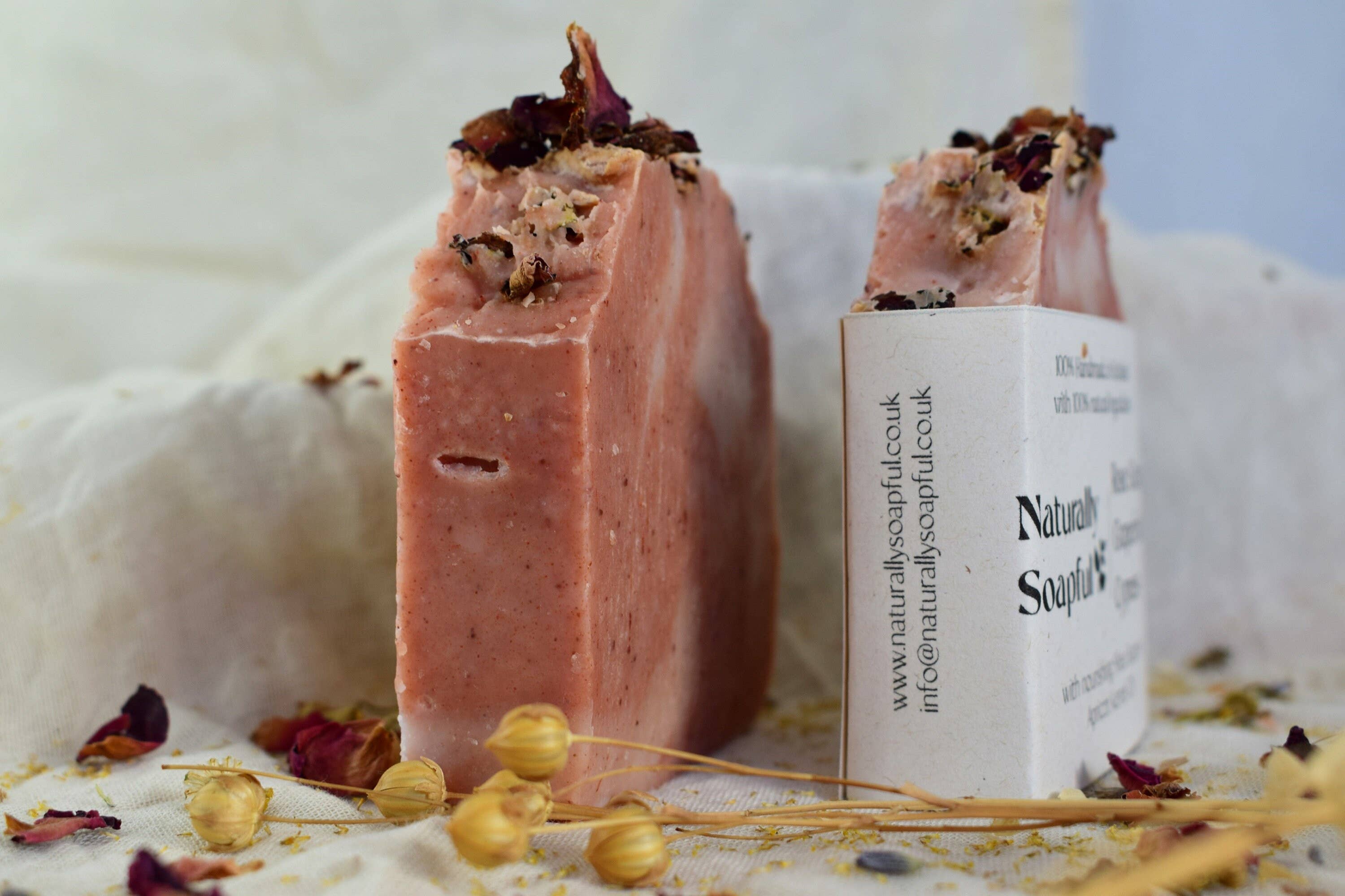 Naturally Soapful – wholesale Bar Soap – Rose Geranium 100% Natural, Vegan Handmade Self Care Soap4