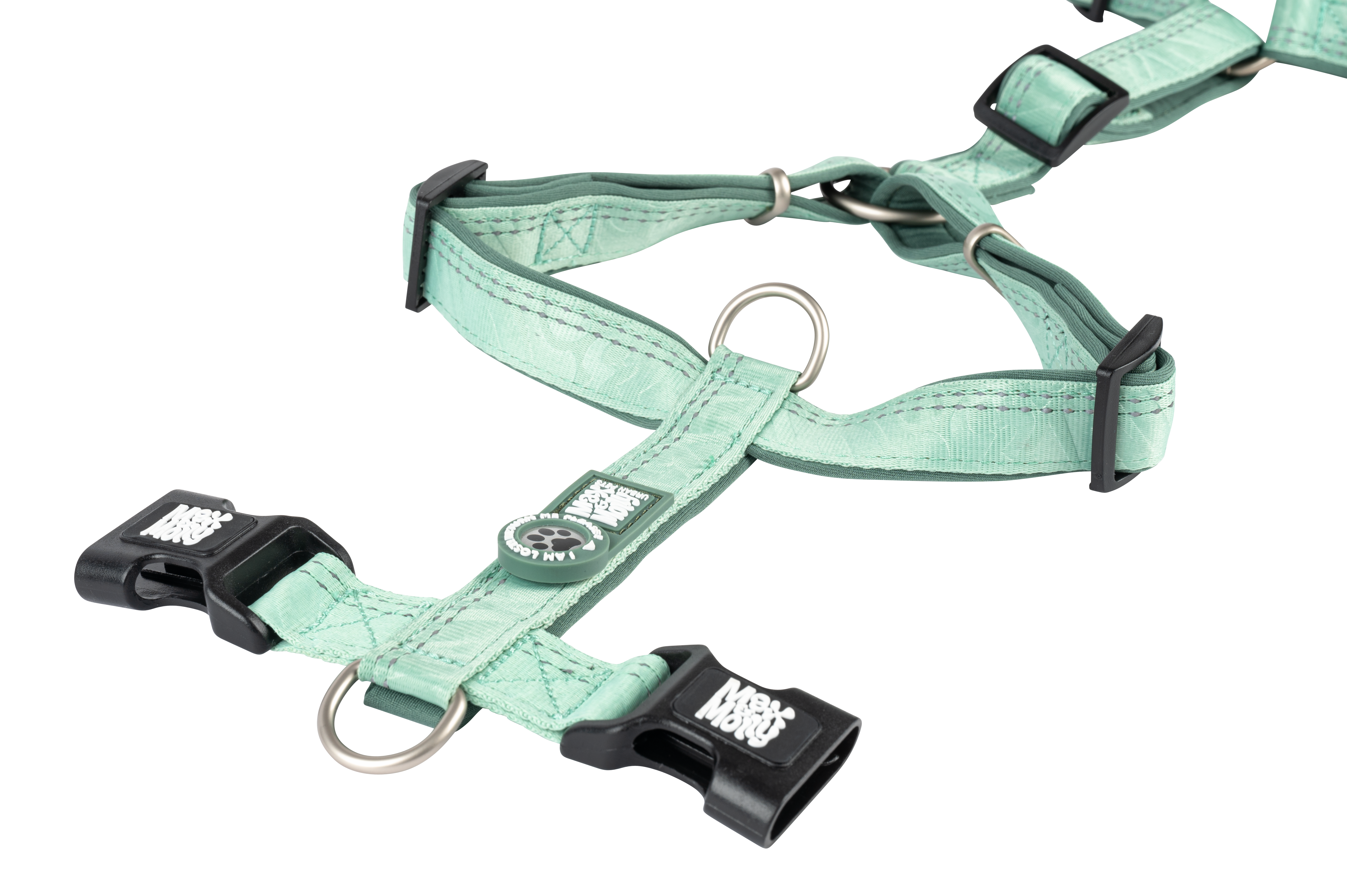 Max & Molly - Wholesale Pet Harness - Dog - GOTCHA! Smart ID Comfort Dog H-Harness - Matrix 2.0 Jade2