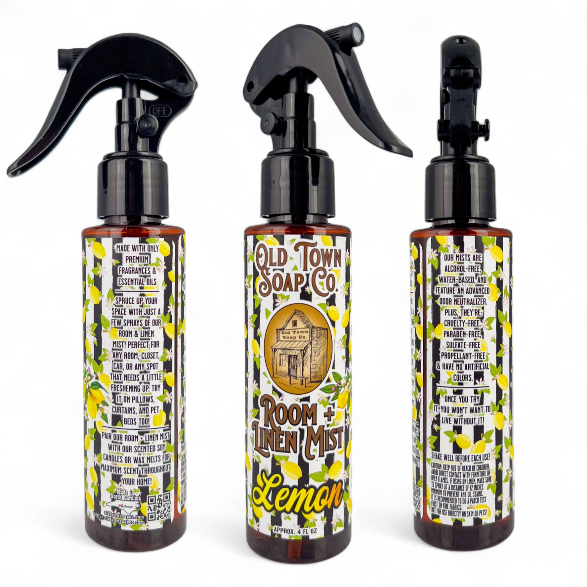 Old Town Soap Co. - Vendita all'ingrosso Spray per tessuti e ambienti - Room + Linen Mist - 14 Fragranze - Rinfresca la tua stanza5