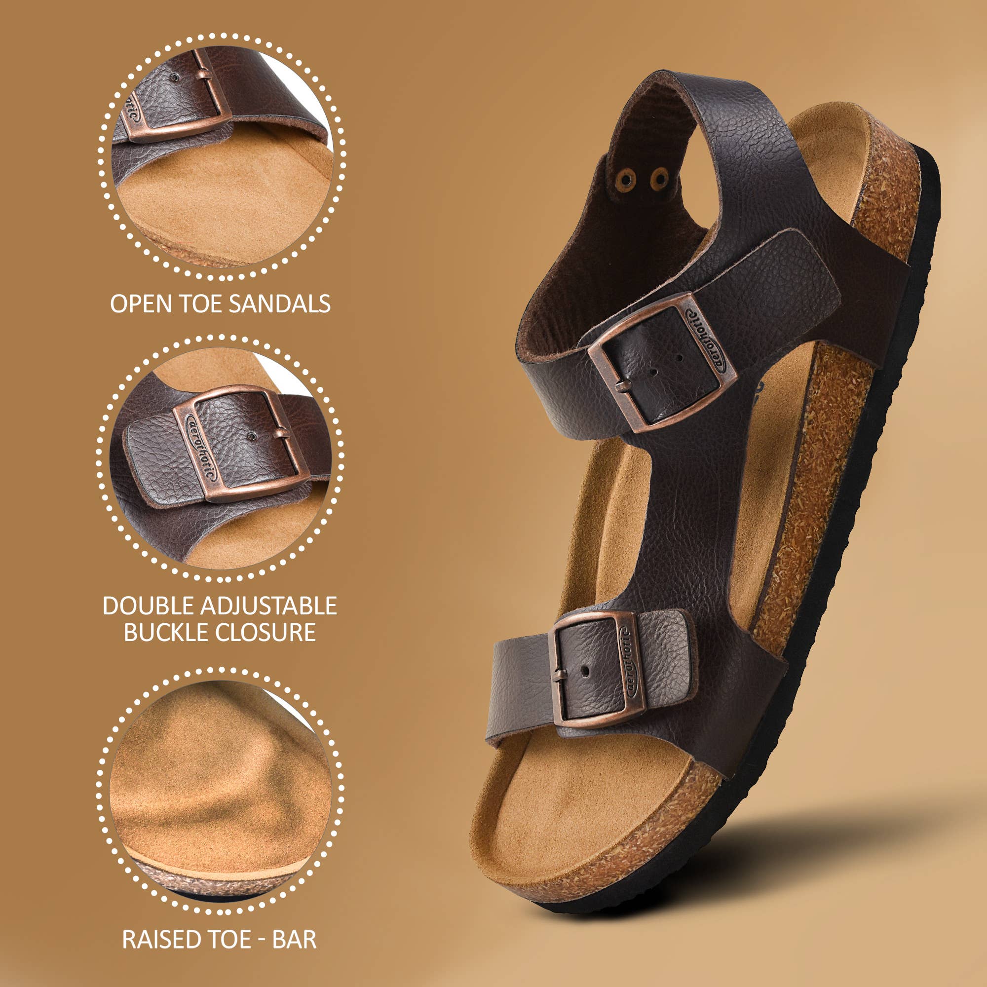 Aerothotic - Vente Sandales – femme - Aerothotic - Sandales à bride arrière Amulet6