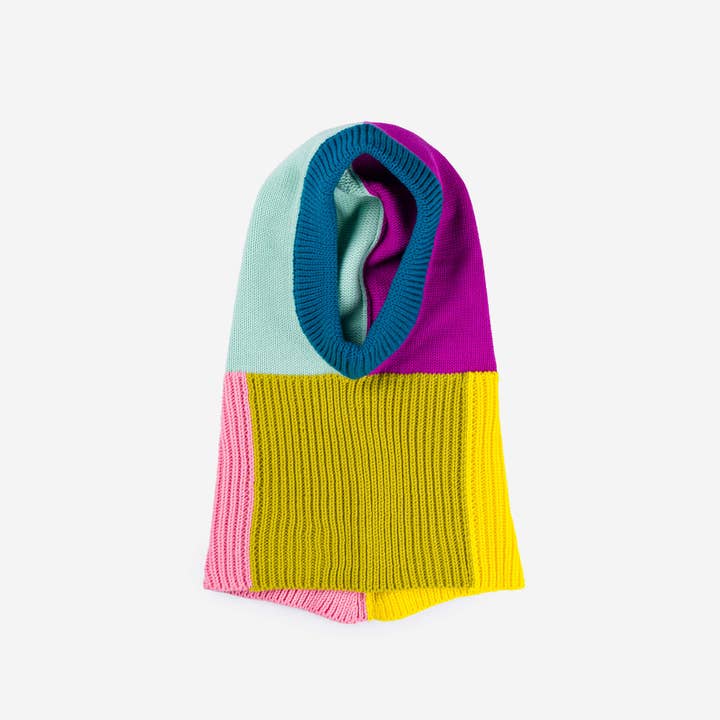 VERLOOP | knits - Wholesale Hoodie - Women's - Mismatch Knit Hood