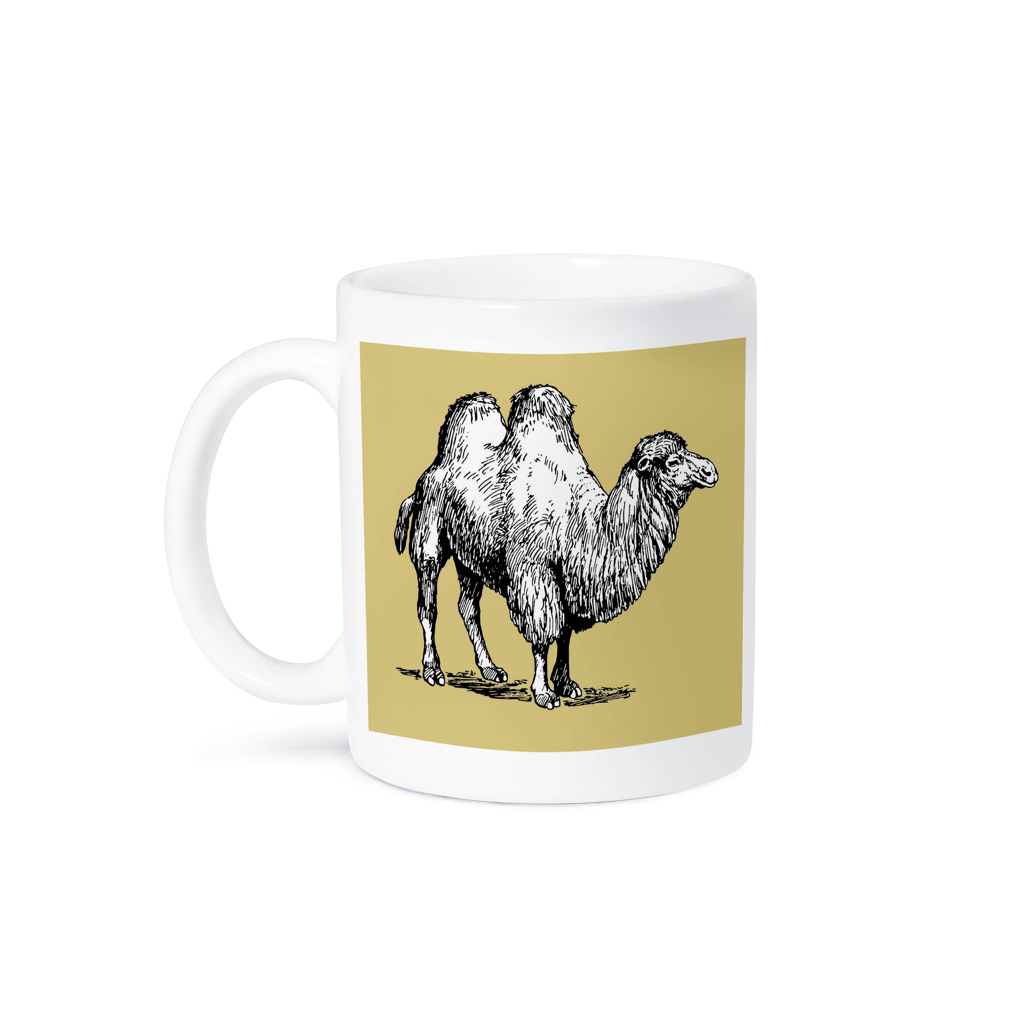 3dRose - Wholesale Coffee Mug - 3dRose, Bactrian Camel Vintage Style Illustration, Mug8