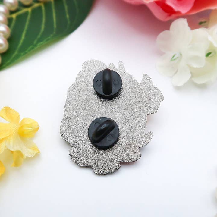 Geekly Whimsical - Wholesale Lapel Pin/Button - Dapper Dinos - Josephine Triceratops Enamel Pin7