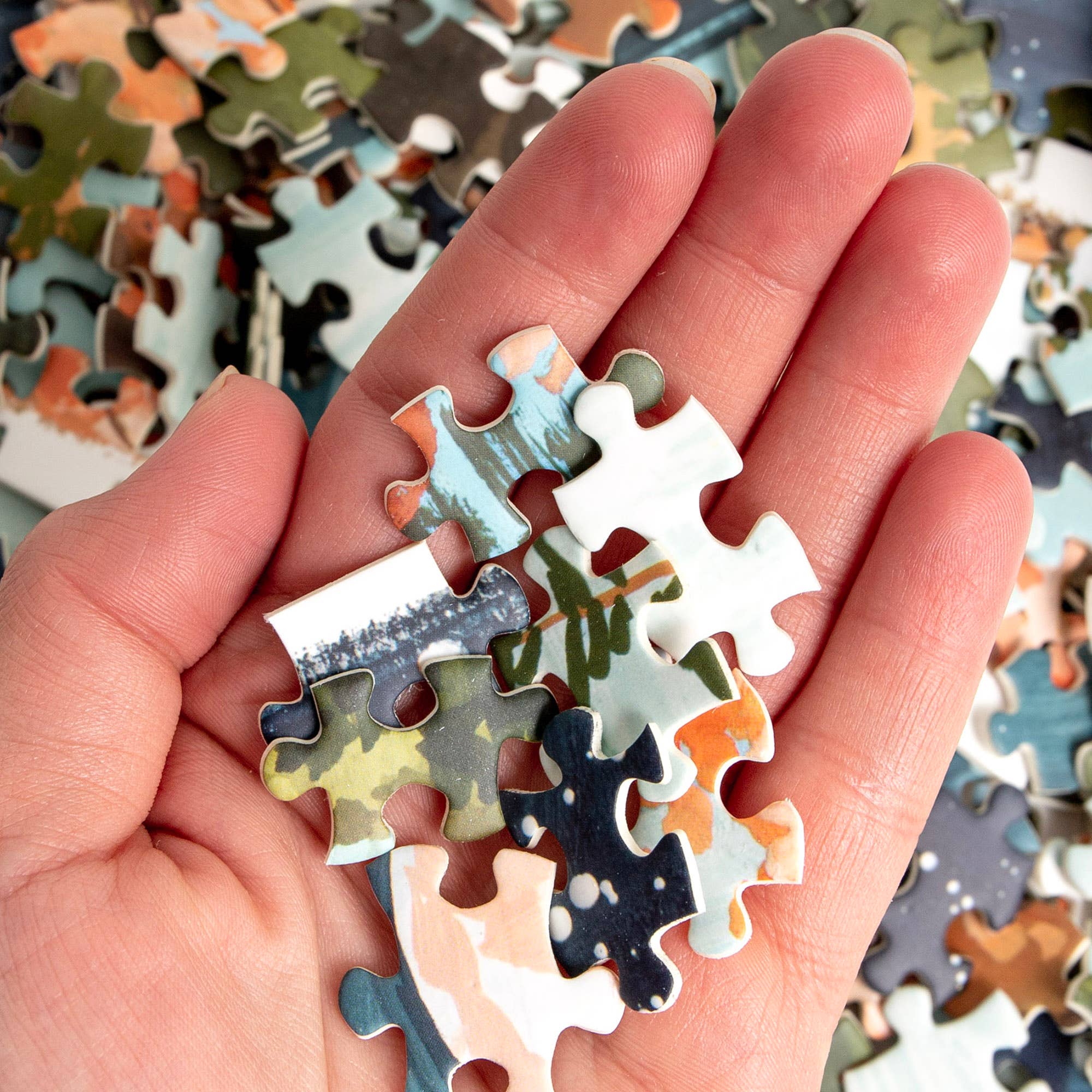 1canoe2 | One Canoe Two Paper Co. - Wholesale Puzzle - Adult - Alpine Moon - 1,000 Piece Jigsaw Puzzle5