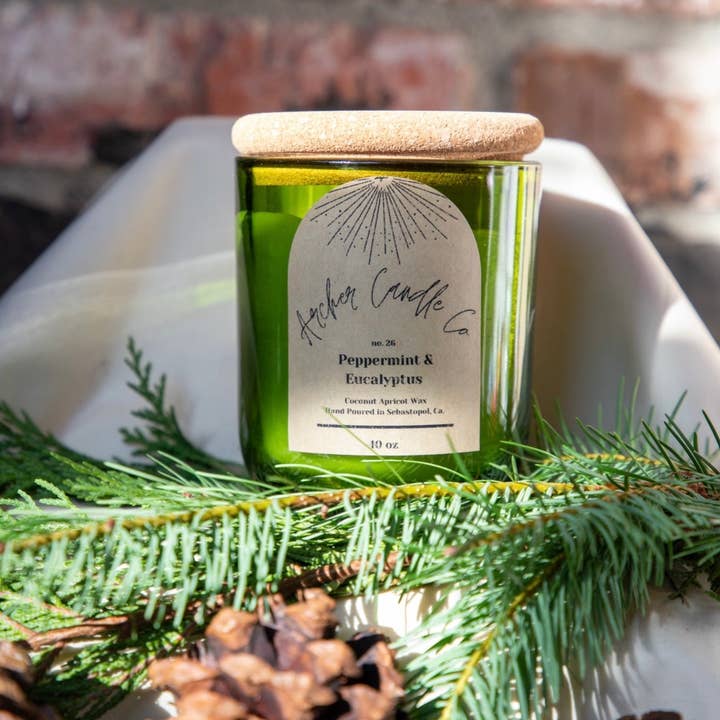 Peppermint & Eucalyptus for wholesale by Archer Candle Co