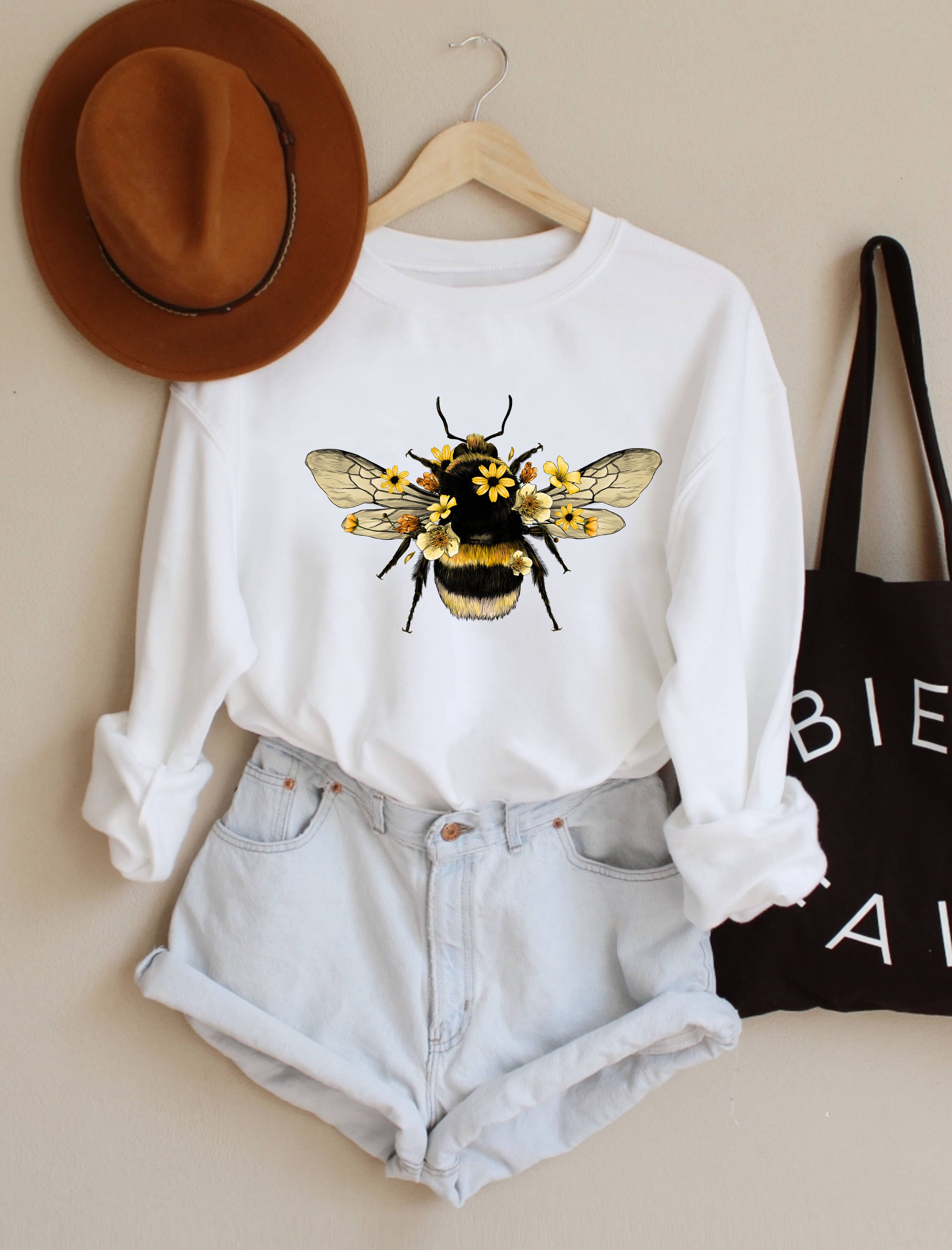 PINK NABI - Wholesale Graphic Sweatshirt - Women's - Bumble bee0