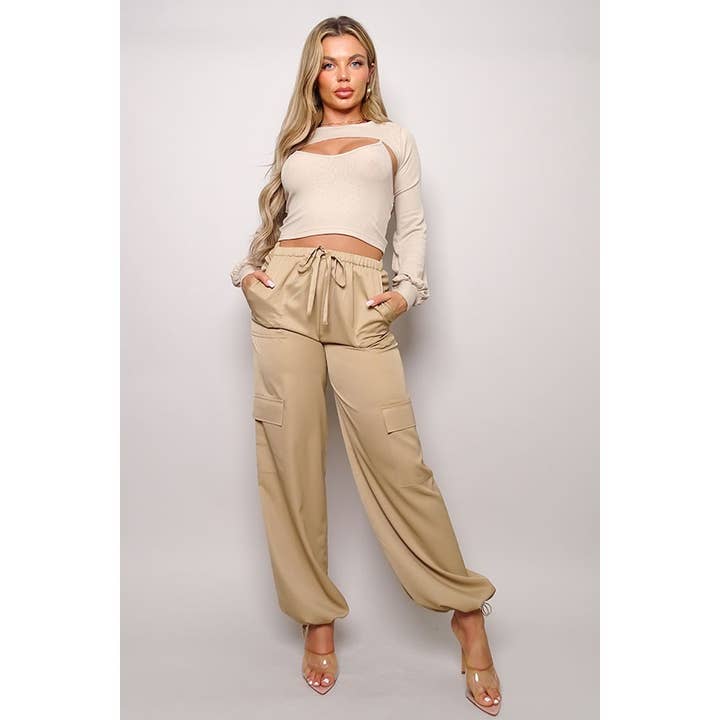 MARCELLA SHRUG CAMI TOP for wholesale by CEFIAN FASHION