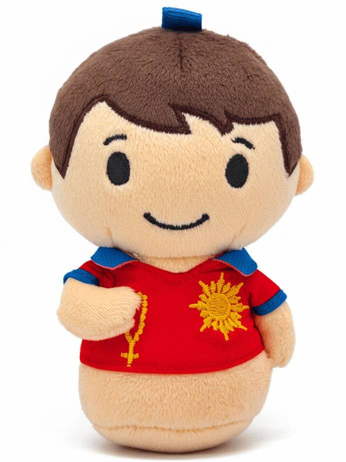 Saint Carlo Acutis Catholic Mini Plush Doll 4.75" | Kids Gift for wholesale by Little Drops of Water®