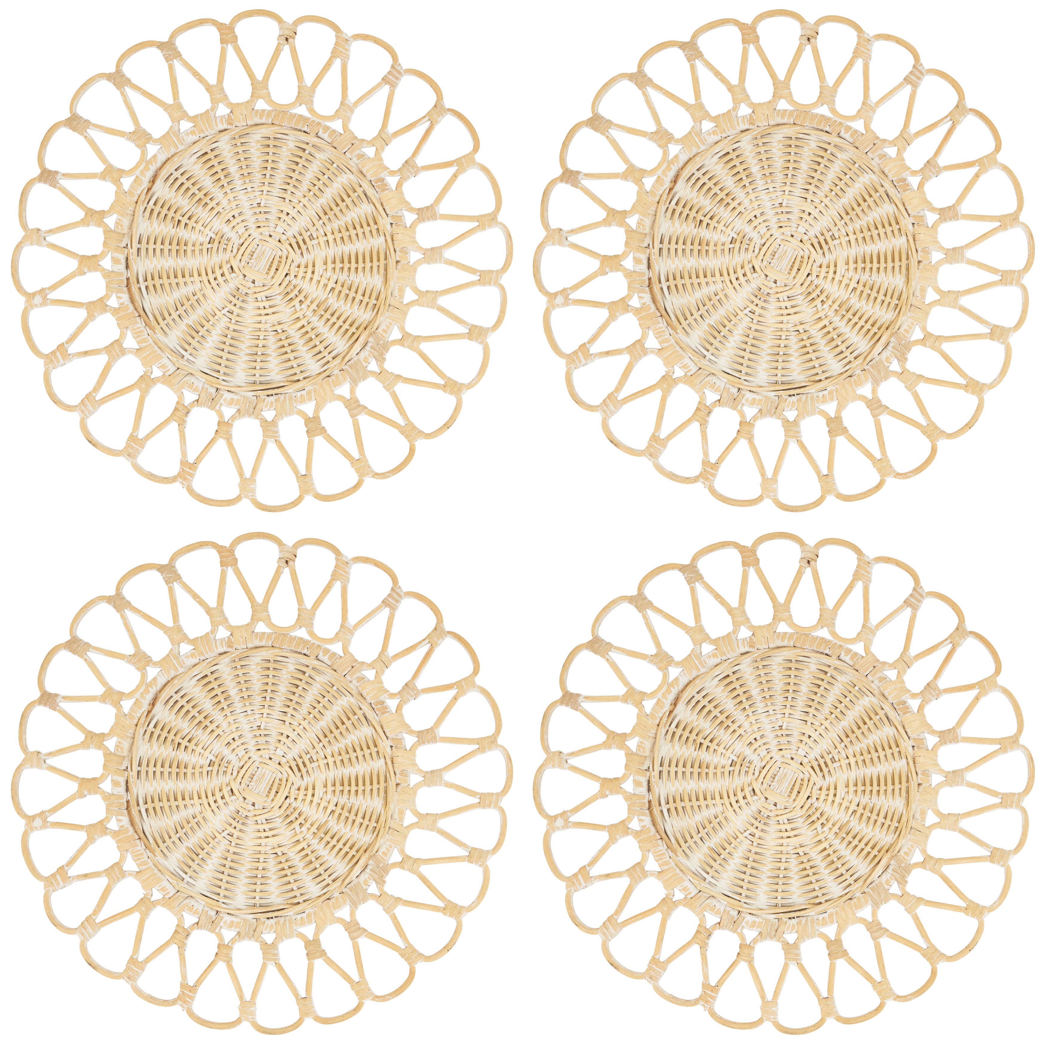 Saro Lifestyle – wholesale Placemat – Rattan Placemat7