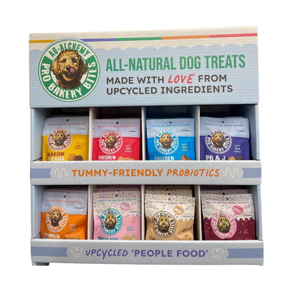 Pro Bakery Bites by Ag-Alchemy - Wholesale Pet Treats - Dog - Cardboard Floor Display2