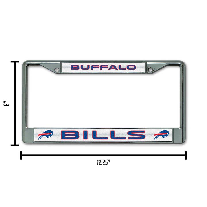 Rico Industries - Wholesale Sign - Buffalo Bills Bling Chrome Frame5