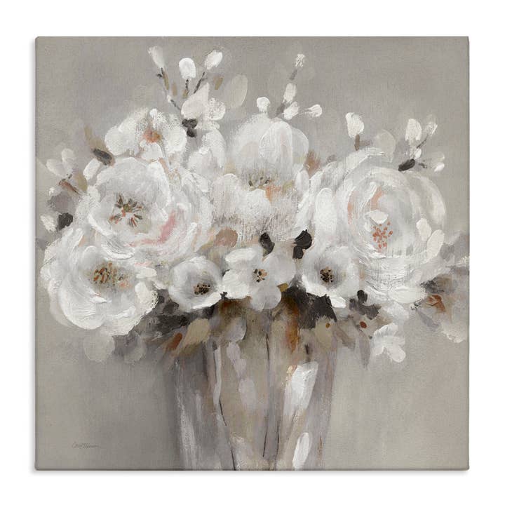 Stupell Industries - Wholesale Wall Sign - White Flower Bunches - Unframed Wall Art5