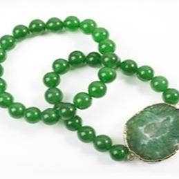 Groene onyx armbandset voor wholesale door Colour Addict Jewellery